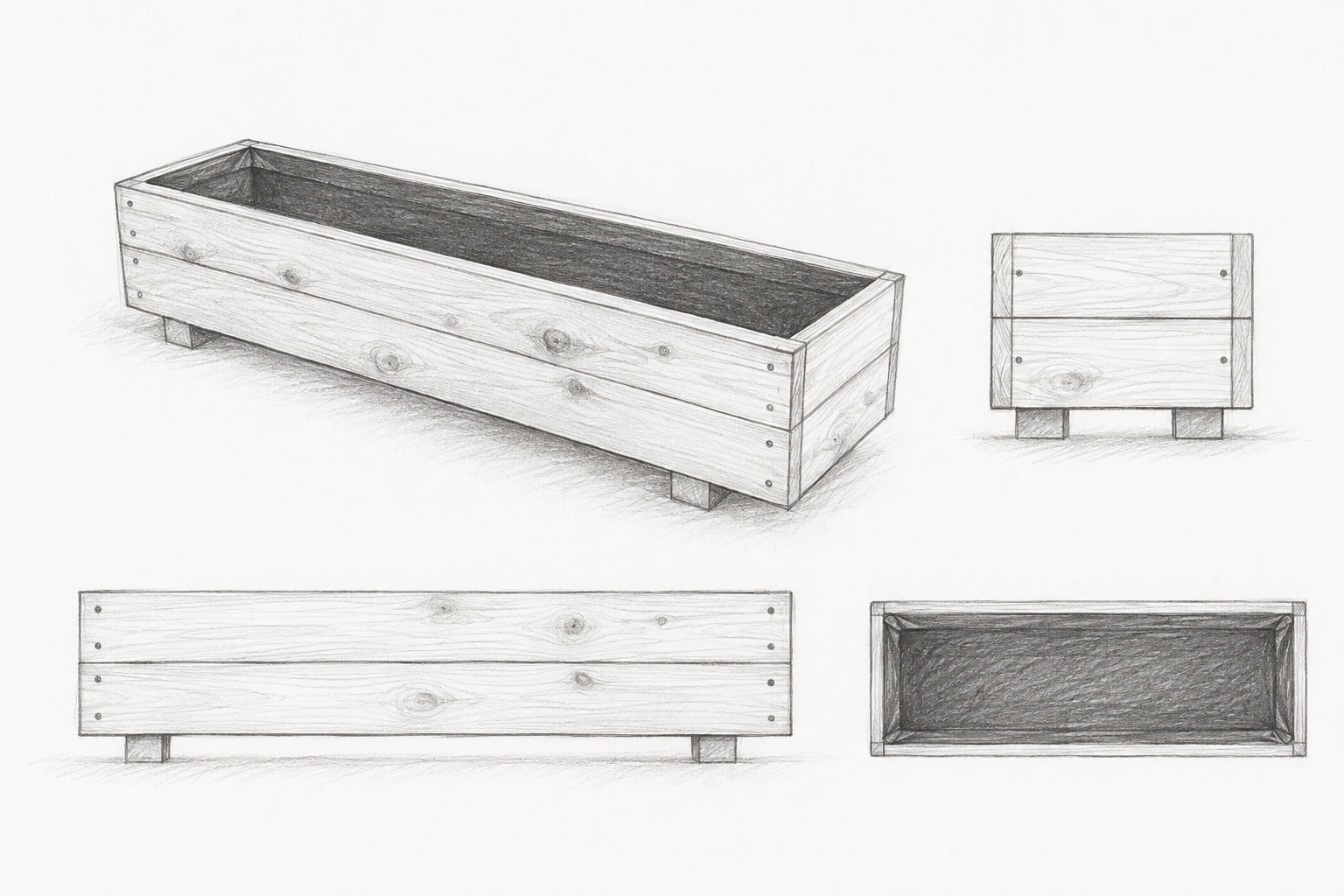 Timber Planter 1